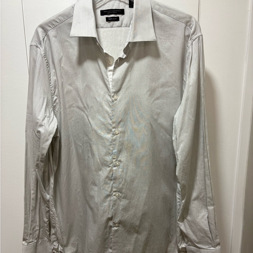 John Varvatos USA Relax Fit Long Sleeve button up Shirt Size  16 1/2 34/35
